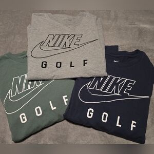 Lot Of 3 Nike Golf LS Tees